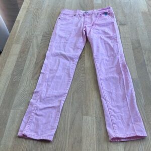 U.S. Polo Assn. girl Pink skinny Straight Leg pants Size:10